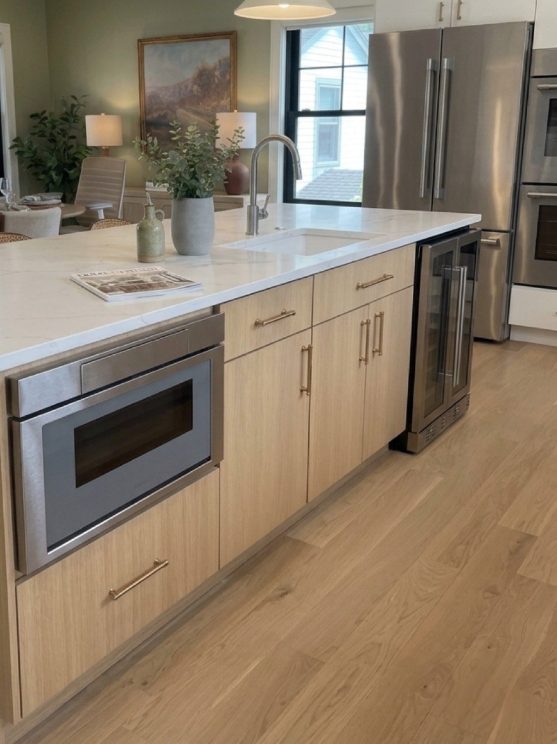 Kitchen cabinetry and appliances